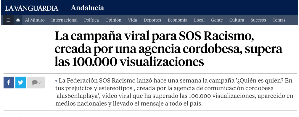 La Vanguardia. Noviembre 2018.