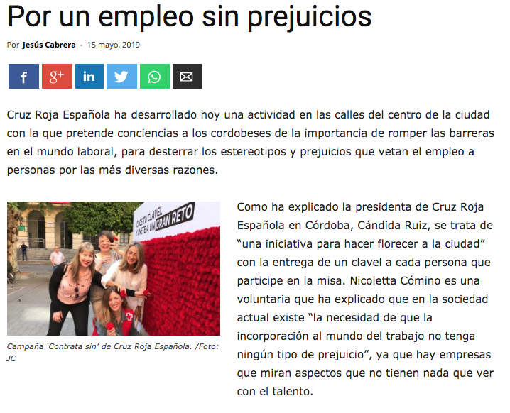 Ahora Córdoba- Mayo 2019 – Cruz Roja